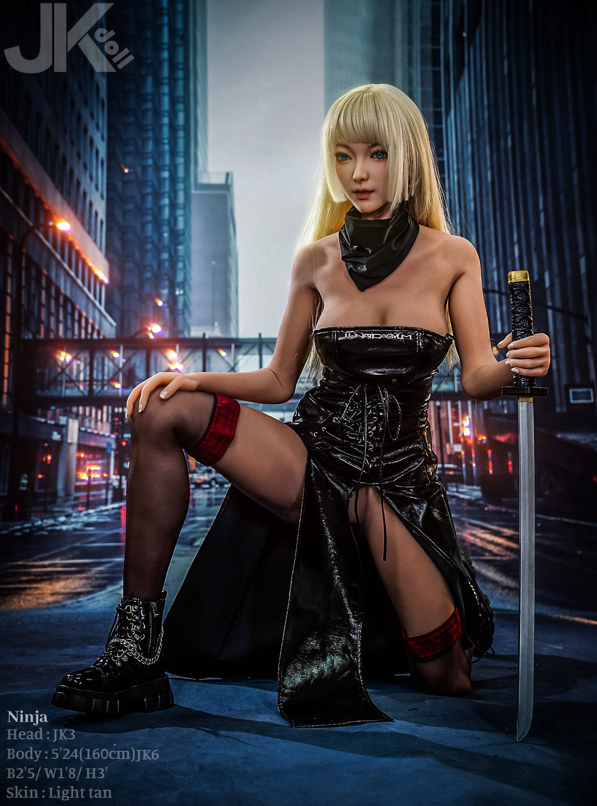 Ninja: 160cm C-Cup Lifelike TPE Sex Doll-JK Doll Sex Doll Queen Ninja: 160cm C-Cup Lifelike TPE Sex Doll-JK Doll Sex Doll Queen