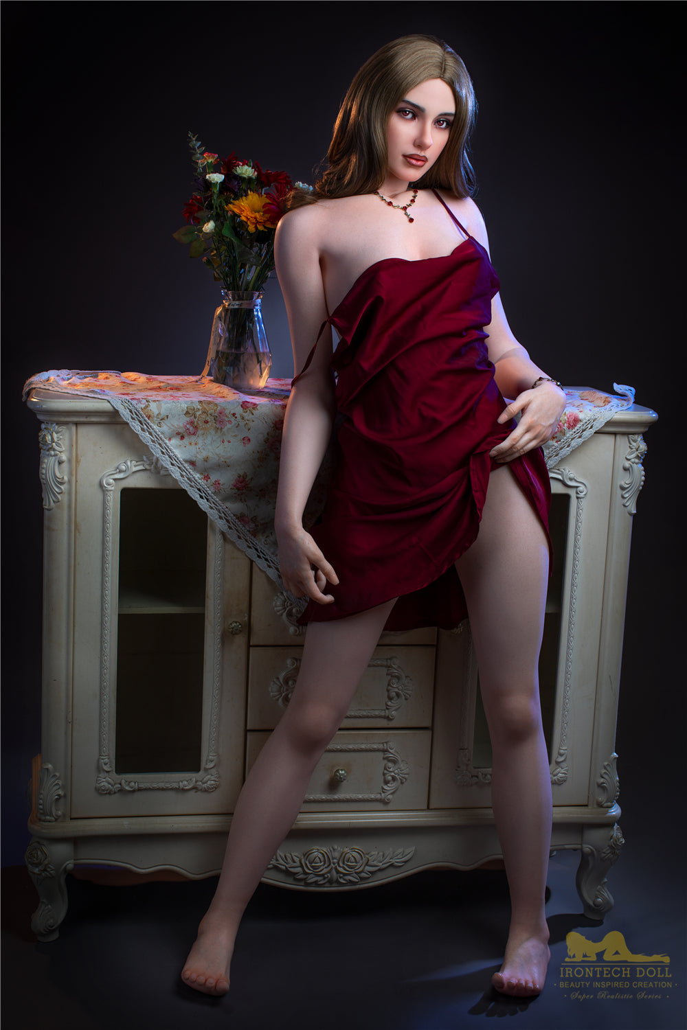 Luna S17(ROS Available): Premium 168cm A-Cup Silicone Sex Doll-Irontech Doll