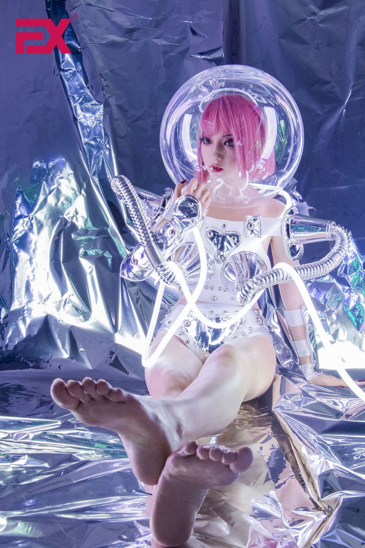 Jie - Cyberpunk (Full Silicone): EX Doll Asian Sex Doll (RealClone)