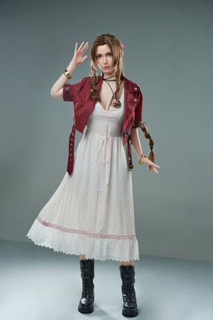 Aerith: 167cm D-cup Anime Silicone Sex Doll-Game Lady