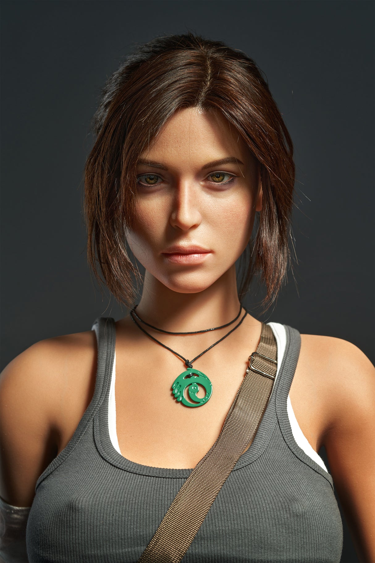 Lara Croft: 166cm E-cup Anime Silicone Sex Doll-Game Lady