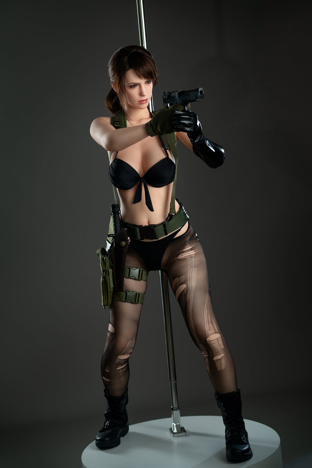 Quiet: 168cm E-cup Anime Silicone Sex Doll-Game Lady
