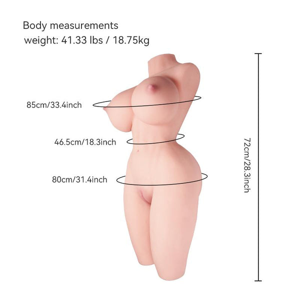 Monica: Tantaly Sex Doll Torso (Lieferung in 5-7 Tagen)