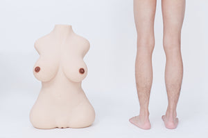 Round Thigh Yellow: 93cm Real TPE Love Doll Torso-Climax Doll