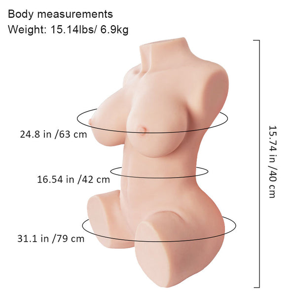 Scarlett Fair: 73cm Real Tantaly Sex Doll Torso[Arrive 5-7days]