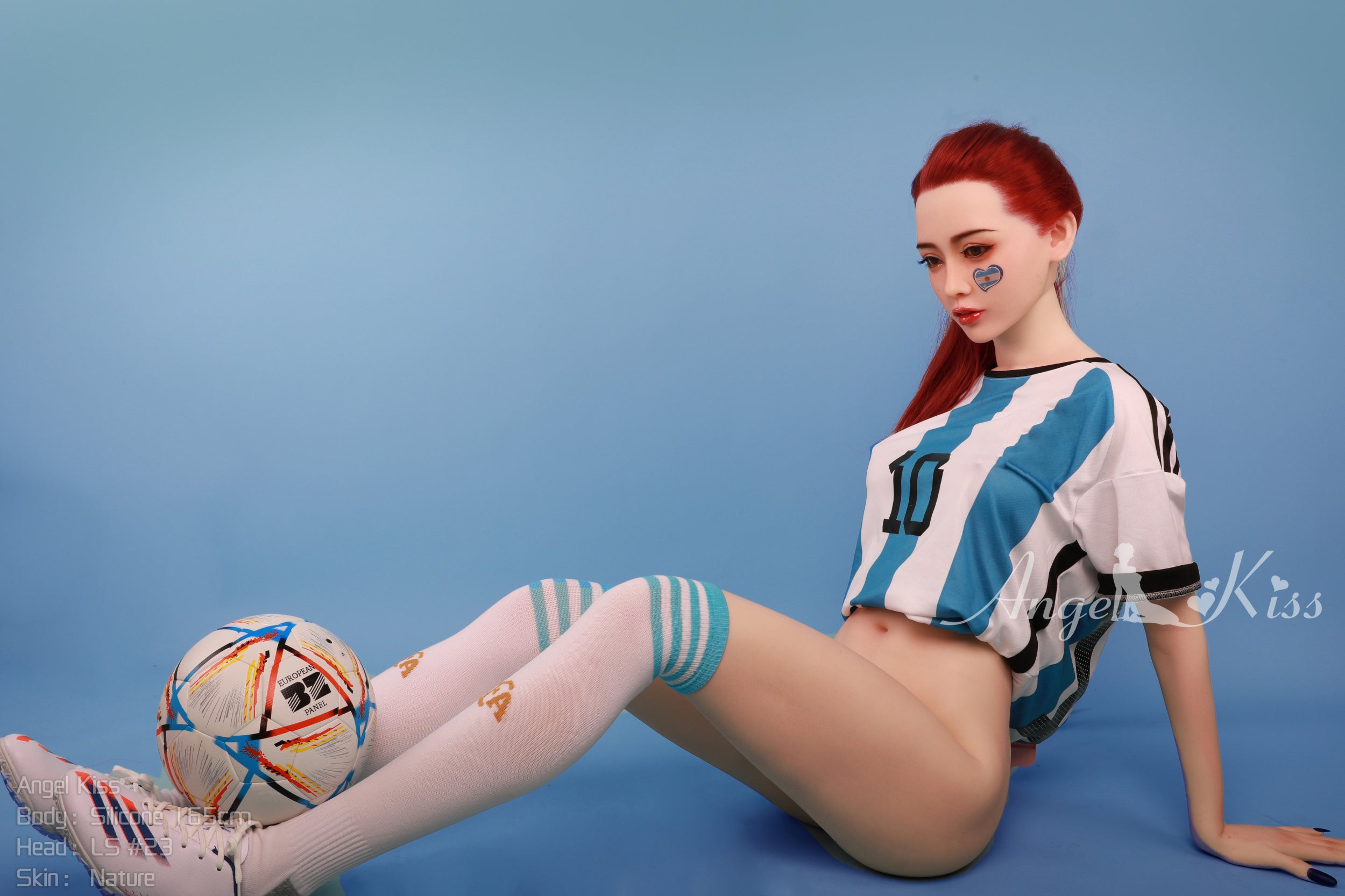 Football Girl (Full Silicone): Angel Kiss Asian Sex Doll